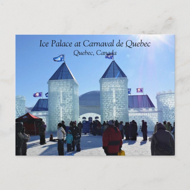 Carte Postale Ice Palace at Carnaval de Québec, Canada (Devant)