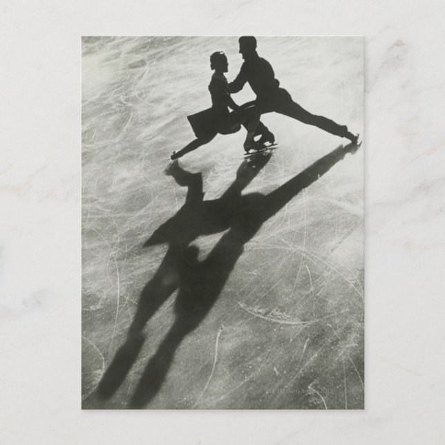 Carte Postale Ice skating Couple (Devant)