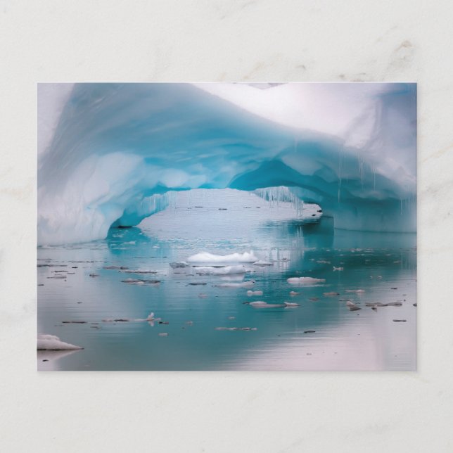 Carte Postale Iceberg à arche ouverte | Antarctique (Devant)