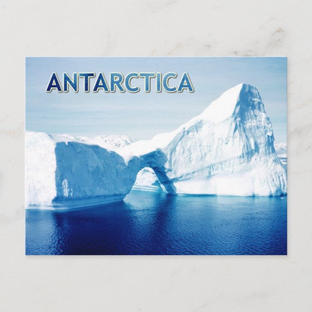 Carte Postale Iceberg dans le détroit de Gerlache, Antarctique (Devant)