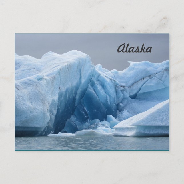 Carte postale Iceberg de l'Alaska (Devant)