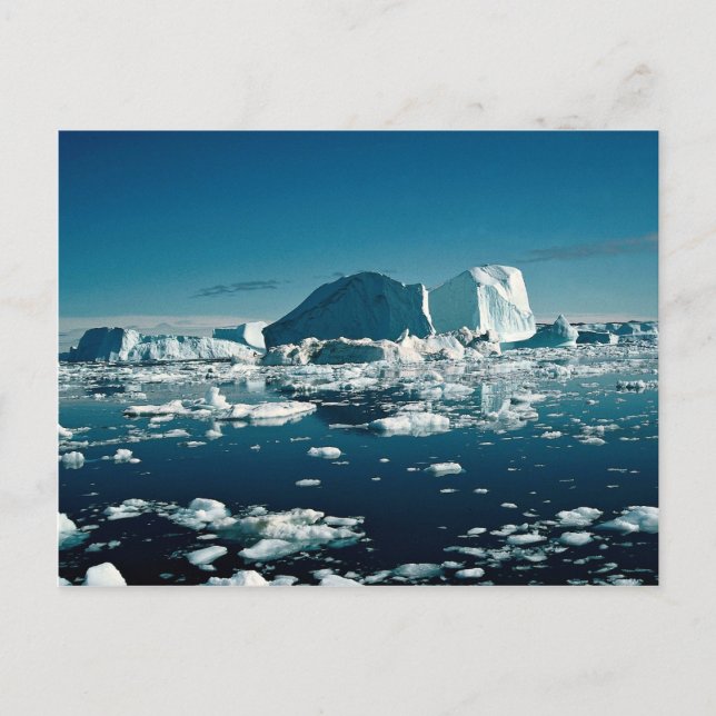 Carte Postale Iceberg, Groenland (Devant)