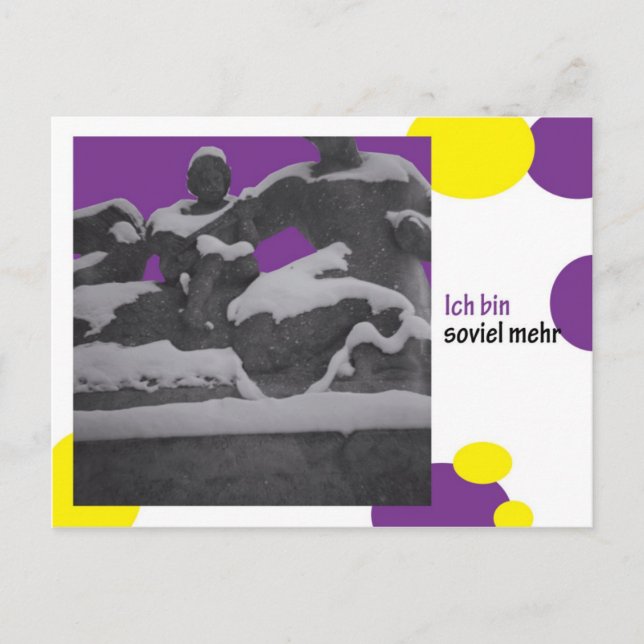 Carte Postale ich bin soviétique mehr (Devant)