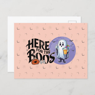 Carte Postale Ici pour les Boos   Boire et obtenir votre Spook