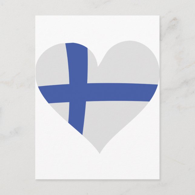Carte Postale Icône coeur de Finlande (Devant)