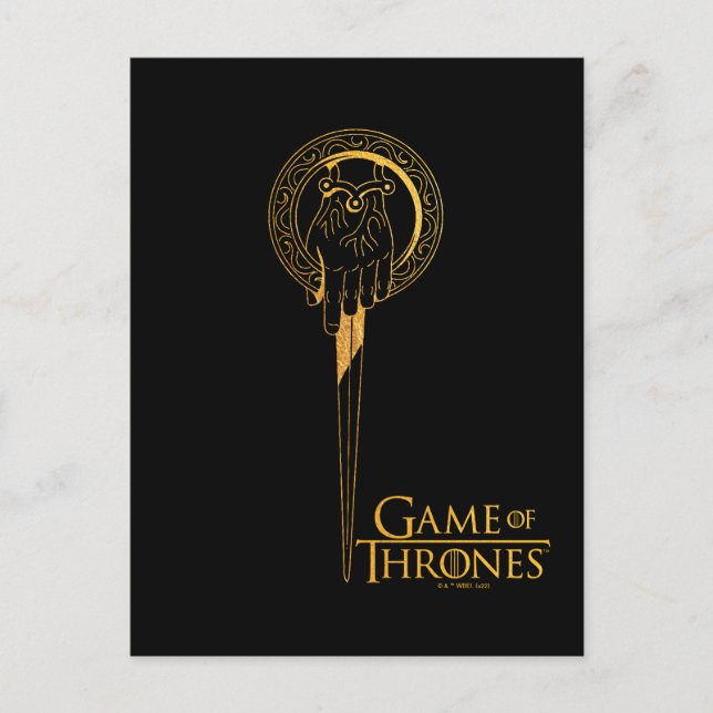 Carte Postale Icône de la Main du Roi (Devant)