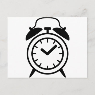 Carte Postale icône de réveil