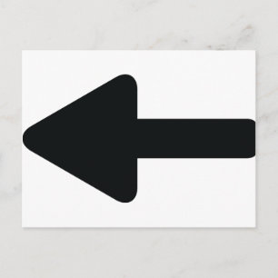 Carte Postale icône flèche gauche