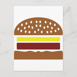 Carte Postale icône hamburger