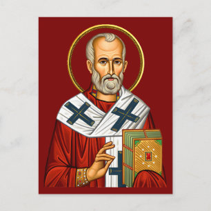 Carte Postale icône orthodoxe de Saint Nicolas 04