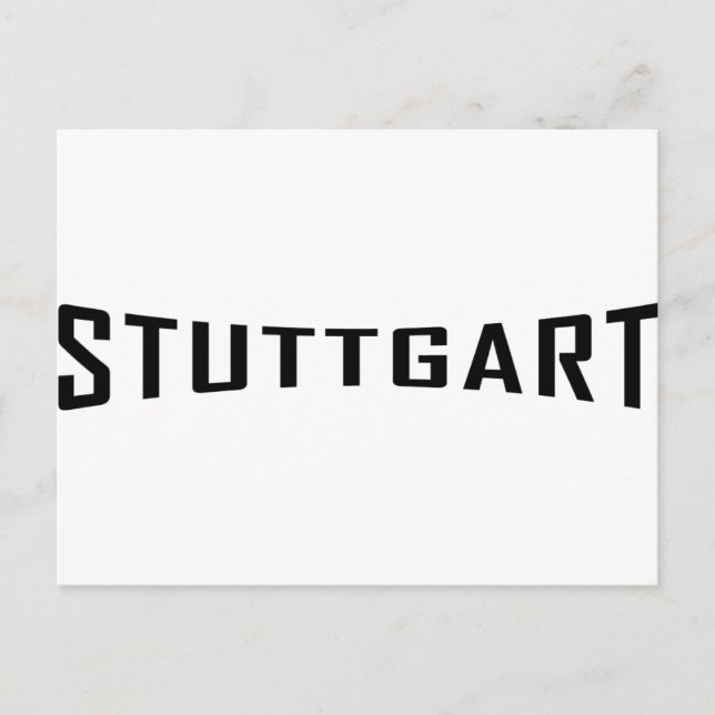 Carte Postale icône stuttgart deutschland (Devant)