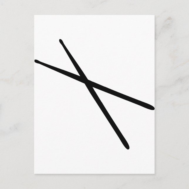 Carte Postale icône tambours (Devant)