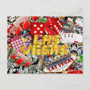 Carte Postale Icônes de Las Vegas - Lumières