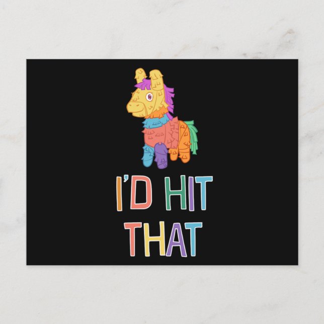 Carte Postale ID A Touché Pinata Pour Cinco De Mayo Mexican (Devant)