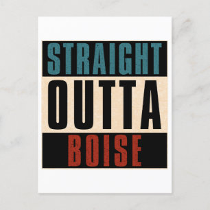 Carte Postale ID Idaho Outta Boise droite
