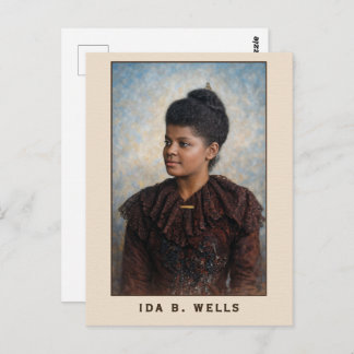 Carte Postale Ida B Wells Portrait Painting