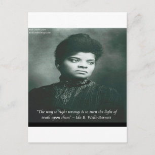 Carte Postale Ida B Wells & Truth Citation