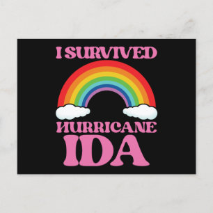 Carte postale Ida de l'ouragan survivant