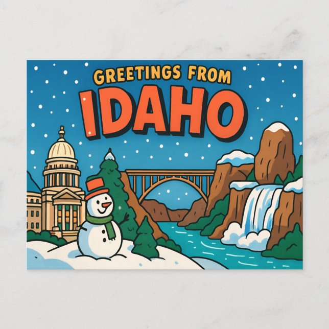 Carte postale IDAHO (Devant)
