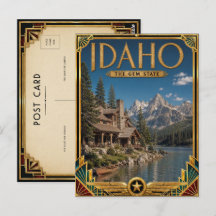 Idaho Art Déco vintage de l'âge d'or