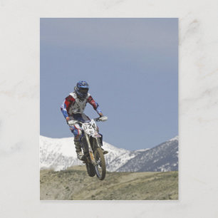 Carte Postale Idaho, course de motocross, course de moto