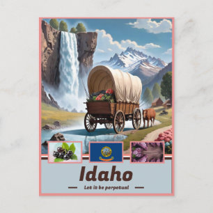 Carte Postale Idaho Elegance : Vitrine Surréelle