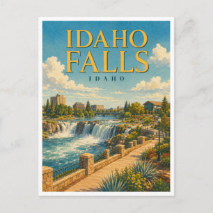 Carte Postale Idaho Falls Idaho River Walk GeoSaga