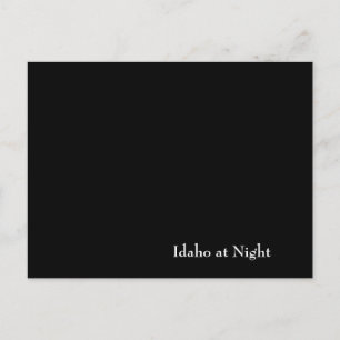 Carte Postale Idaho la nuit