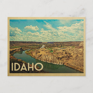 Carte Postale Idaho Snake River Canyon Vintage voyage