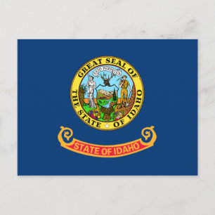 Carte Postale Idaho State Flag