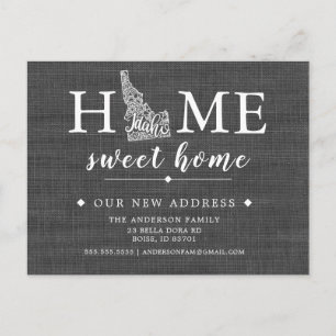 Carte postale IDAHO State Moving Faire-part Card
