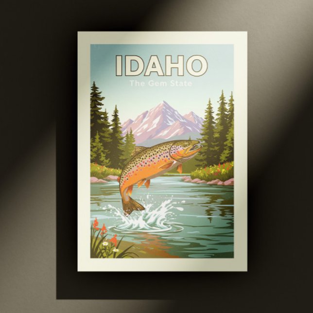 Carte Postale Idaho vintage (Créateur téléchargé)