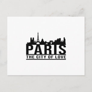 Carte Postale Idée cadeau Cityscape Skyline de Paris France