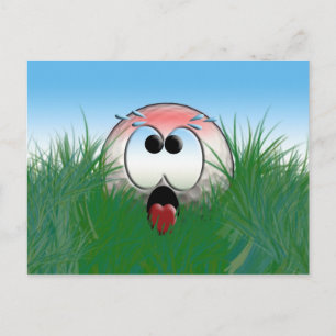 Carte Postale Idée cadeau Golfer Golf Player Golfball Humour amu