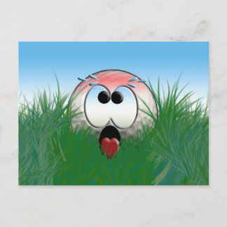 Carte Postale Idée cadeau Golfer Golf Player Golfball Humour amu