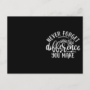 Carte Postale Idée de design pour l'appréciation des enseignants