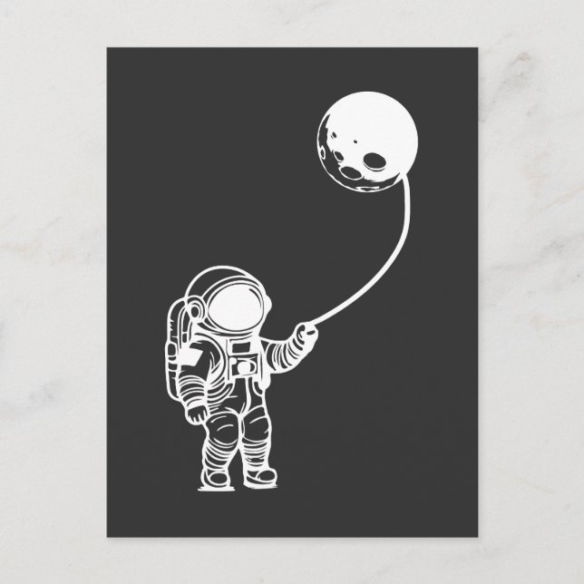 Carte Postale idée parfaite pour de jeunes astronomes drôles (Devant)