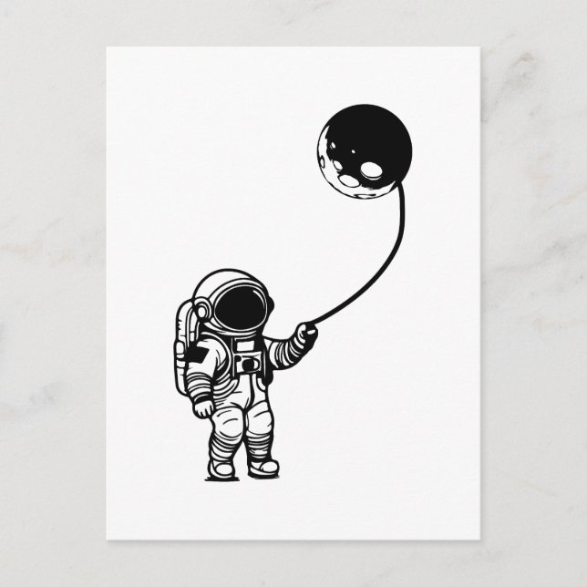 Carte Postale idée parfaite pour les jeunes astronomes drôles (Devant)
