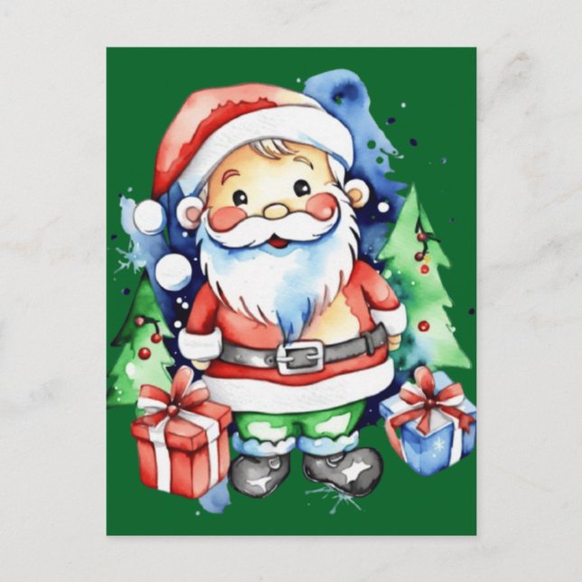 Carte Postale Idées cadeaux du Père Noël (Devant)