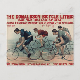 Carte Postale Idées cadeaux vintages pour cyclistes