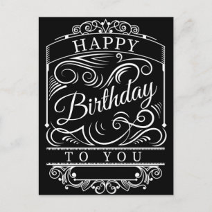 Carte Postale Idées de décoration pour un joyeux anniversaire Ba