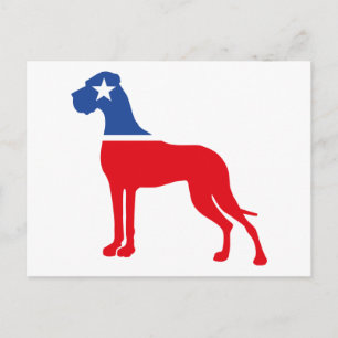 Carte Postale identité d'éleveur de Dogue Allemand