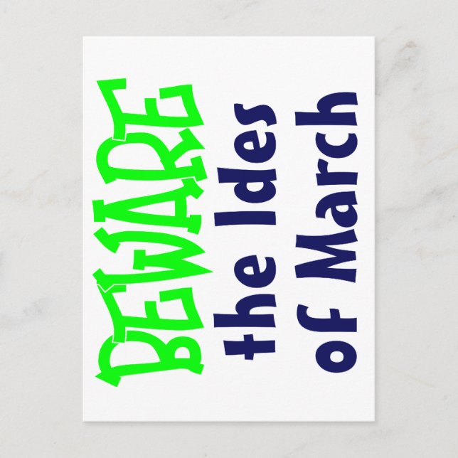 Carte Postale Ides de Mars (Devant)