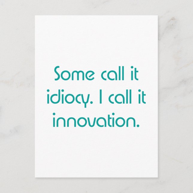 Carte Postale Idiocèse ou innovation (Devant)