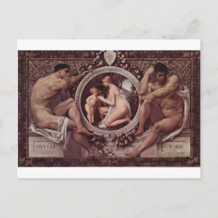 Carte Postale Idylle (Idylls) par Gustav Klimt