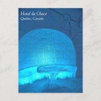 Igloo room at Hotel de Glace, Québec, Canada