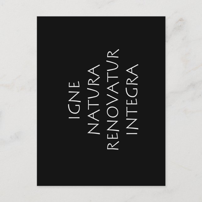 Carte Postale Igne natura rénovation integra (Devant)