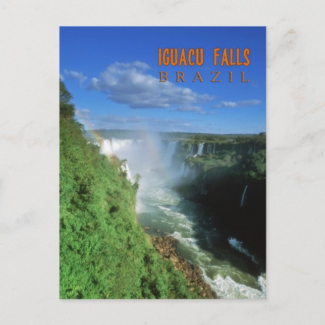 Carte Postale Iguacu tombe Brésil (Devant)