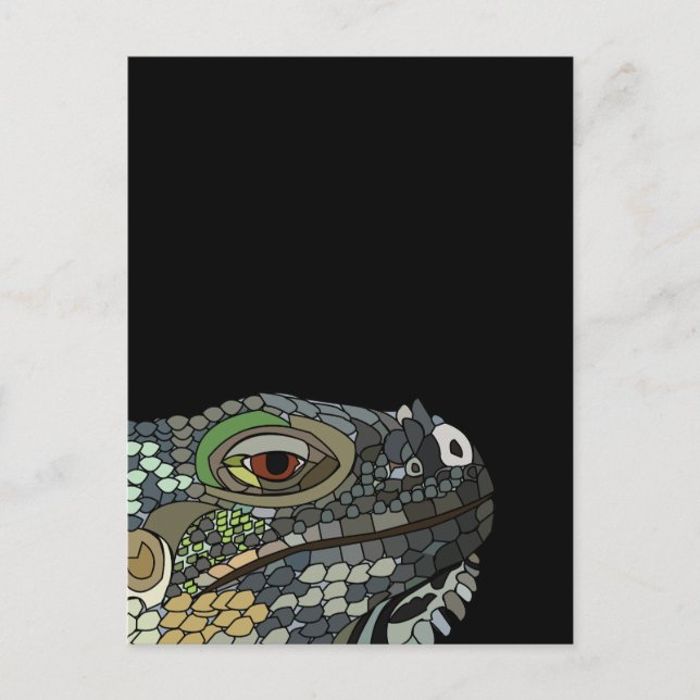 Carte Postale Iguana Lizard Animal Iguana (Devant)