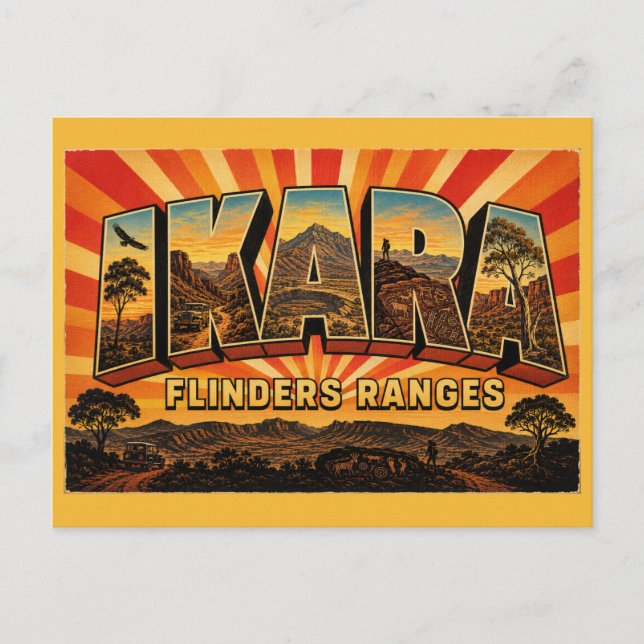 Carte Postale Ikara-Flinders Ranges, Outback d'Australie-Méridio (Devant)